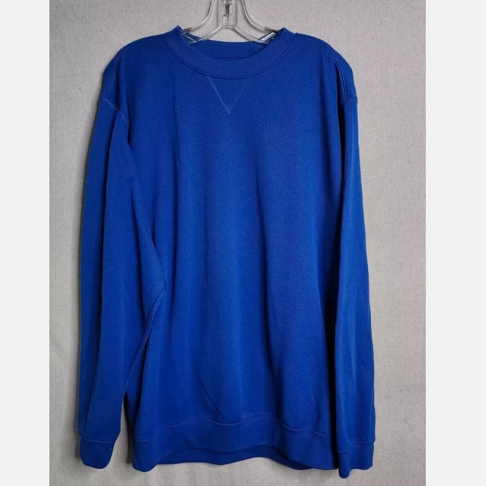 Pebble Beach Performance Mens Sweatshirt L Pullover Long Sleeve Moisture Whick